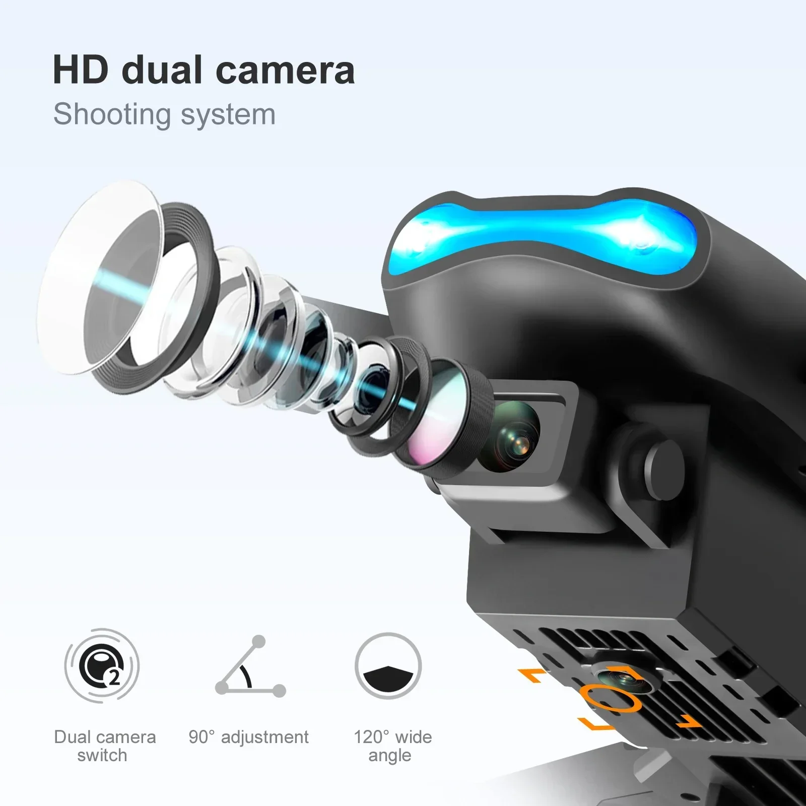 New E99 Pro HD 4K Drone Dual C - Drone Rc Cable ulasan dan harga