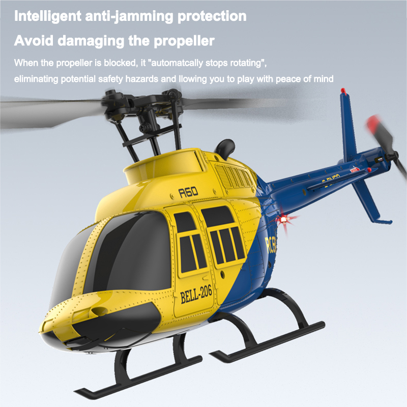 A60 RC Helicopter 2.4G 6-Aixs  - Drone Rc Bolide ulasan dan harga