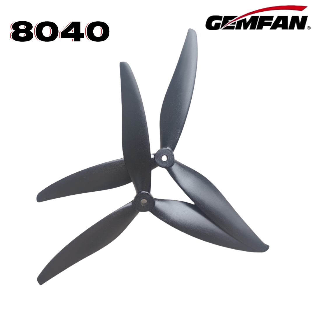 Gemfan 8040 8X4X3 3-blade 8-in - Drone Rc Parts ulasan dan harga
