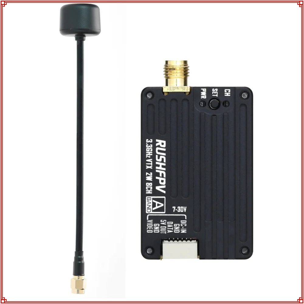 2026 New RUSHFPV 3.3G 2W VTX T - Drone With Rc Remote ulasan dan harga
