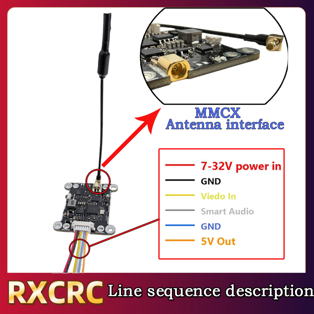 RXCRC 5.8G Module 48CH 1.6W VT - Drone With Rc Remote ulasan dan harga