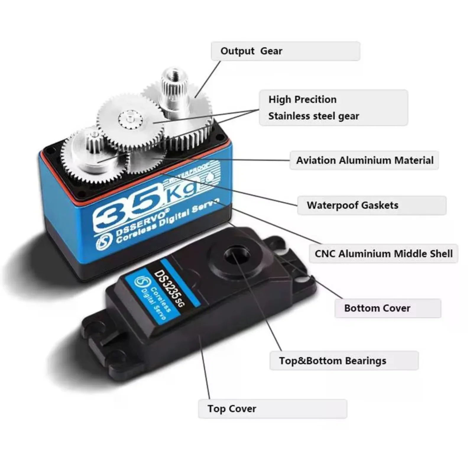 DS3235 PRO Coreless Digital Se - Rc Car Servo ulasan dan harga