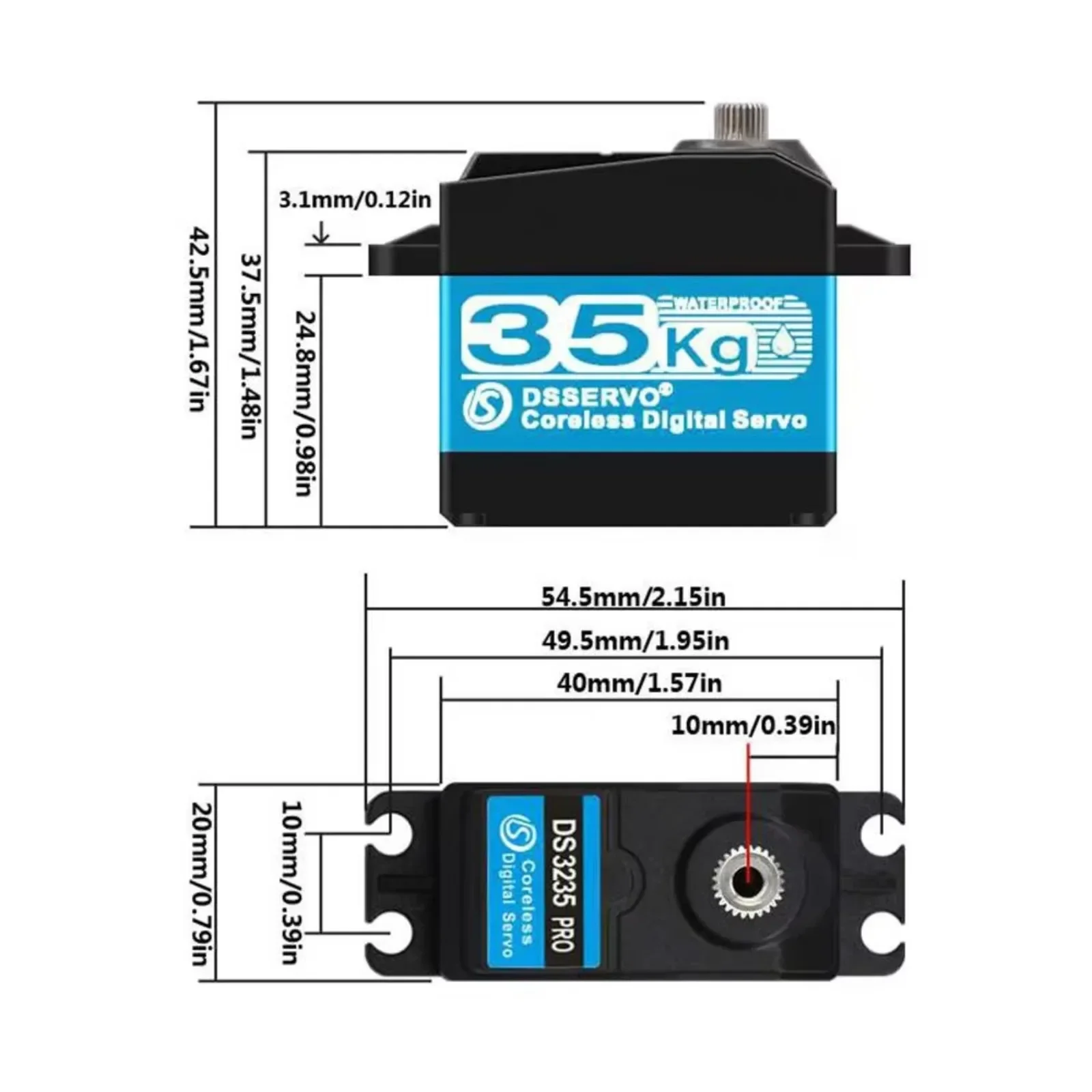 DS3235 PRO Coreless Digital Se - Rc Car Servo ulasan dan harga