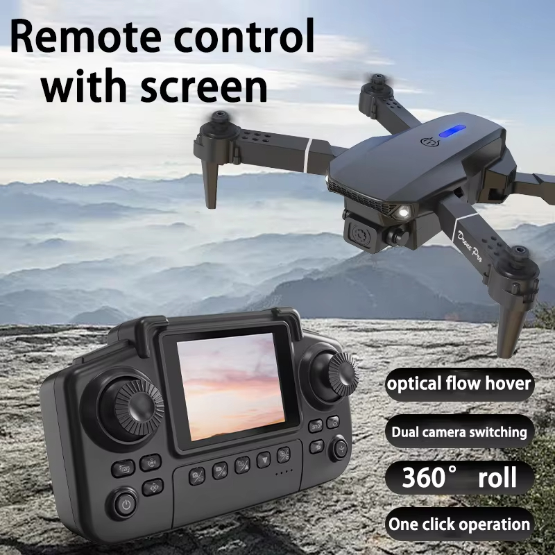 2026 Professional 6K Wide Angl - Drone E88 Rc Quadcopter ulasan dan harga
