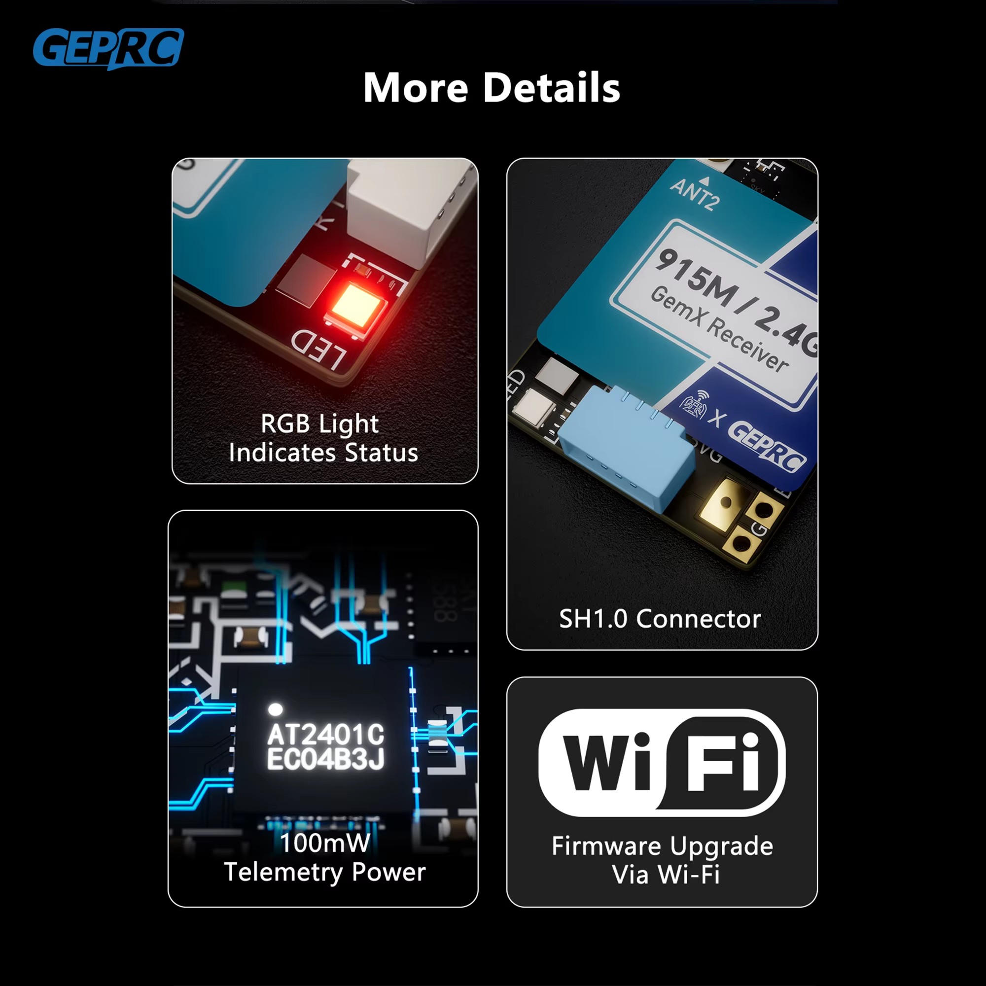 GEPRC ELRS 915M/2.4G Gemini Xr - Drone Rc Parts ulasan dan harga