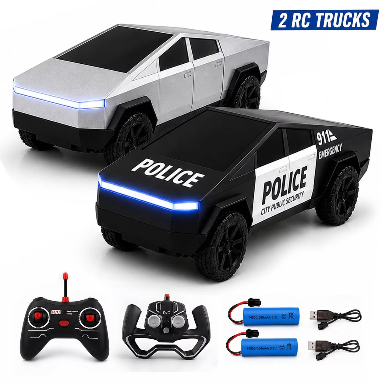 2PCS RC Cyber Truck Toys Remot - Drone Rc Bolide ulasan dan harga