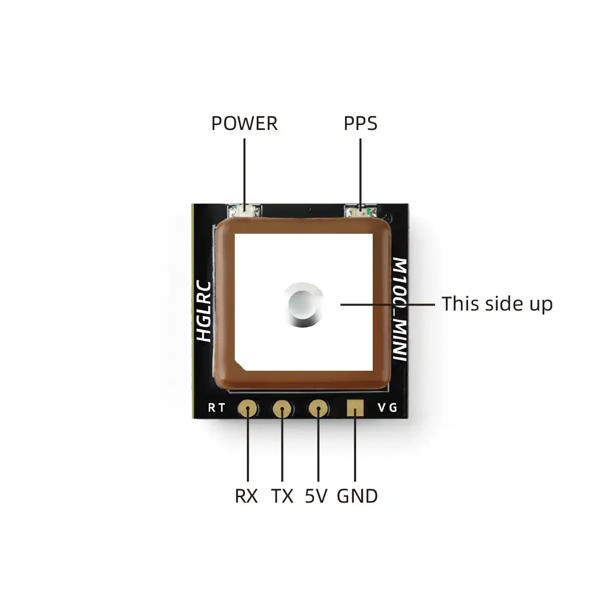 HGLRC M100 MINI GPS Module M10 - Drone Rc Parts ulasan dan harga