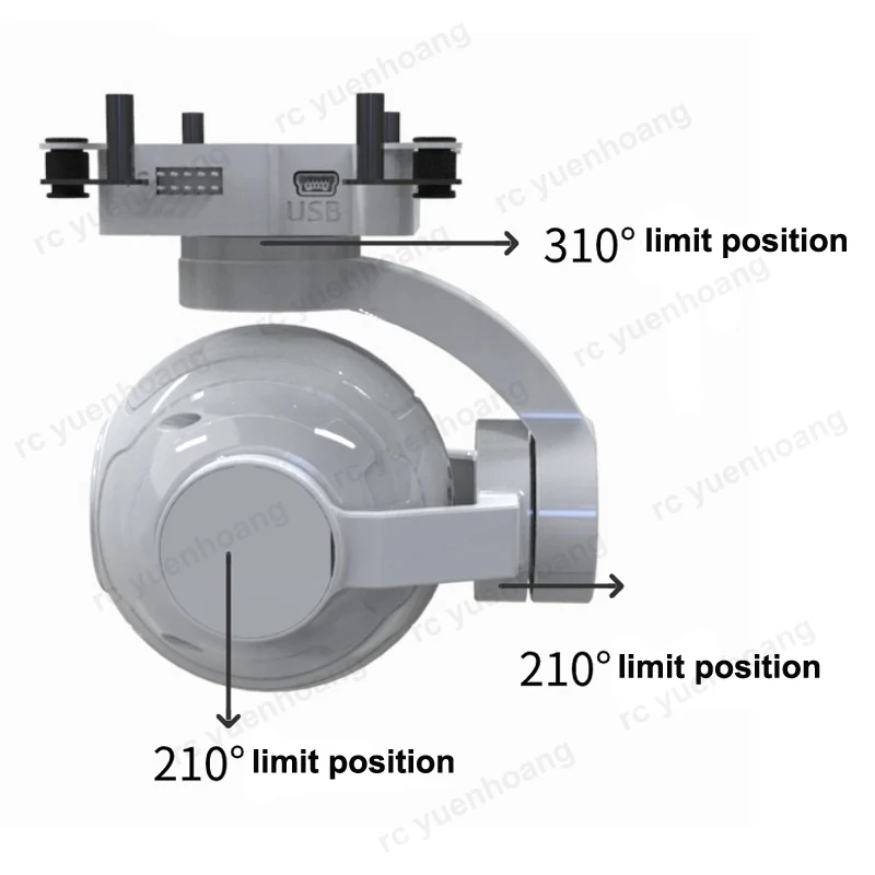 SkyDEl1PCS 2-axis 3-axis VTS P - Drone Without Rc ulasan dan harga