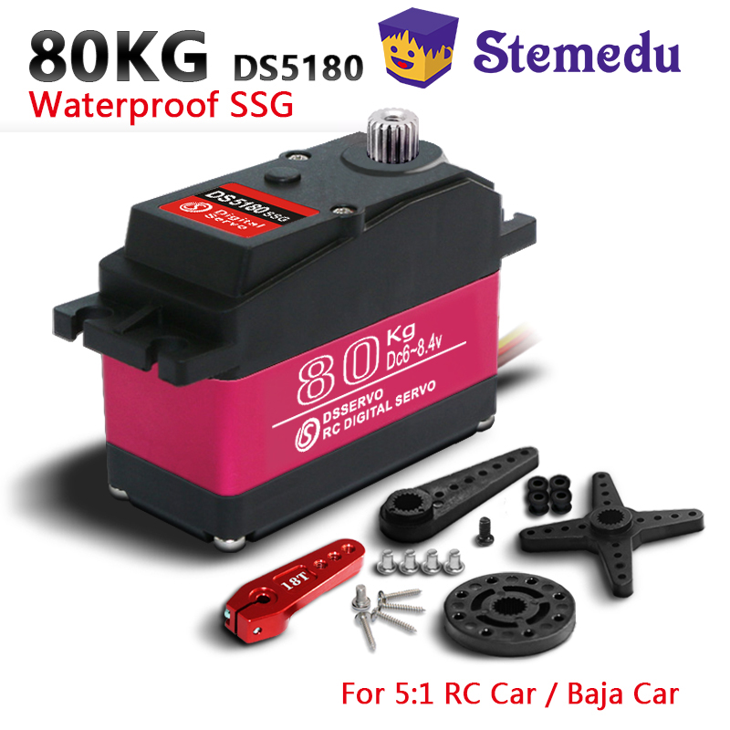 Dsservo Waterproof DS5180 80KG - Rc Car Servo ulasan dan harga
