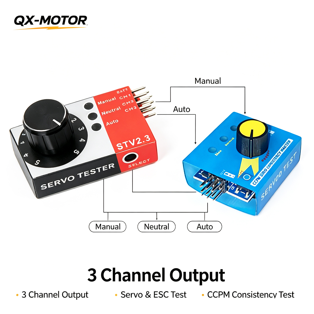RC Servo Tester 3 Channel CCPM - Rc Car Servo ulasan dan harga